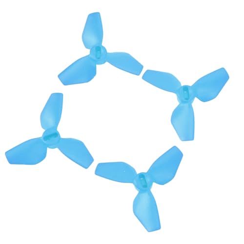 SPYMINNPOO 2 Paar Propeller-Ersatz, Propeller Bunte PC-Drohnen-Propellerflügel-Blattflügel-Ersatzteile mit Schrauben für NEO-Zubehör (Blue) von SPYMINNPOO