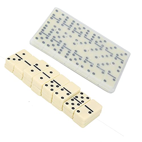 SPYMINNPOO 28PCS Dominos Blöcke Set, DIY Holz Blöcke Spielzeug Pädagogische Spielzeug Set Interaktive Brettspiel Für von SPYMINNPOO