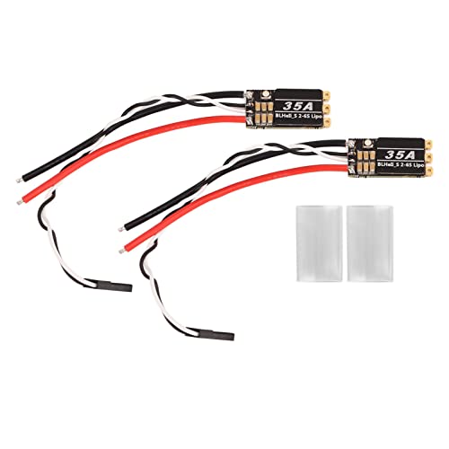 SPYMINNPOO 2pcs RC Binseless ESC, 35A Electronic Speed ​​Controller Support Drone ESC für FPV Racing Drone Multicopter Quadcopter von SPYMINNPOO