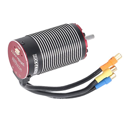 SPYMINNPOO 4274 RC Brushless Motor, 2025KV V2 Innendrehung 4 Pole mit Temperaturkontrollanschluss Sensorloser Motor FüR RC Cars Modellspielzeug Körperteile von SPYMINNPOO