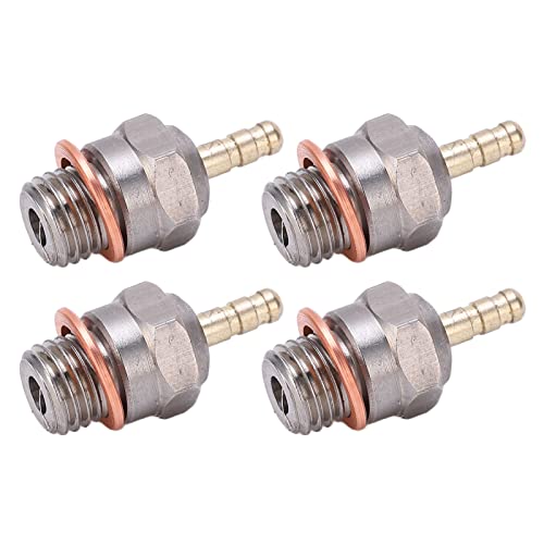 SPYMINNPOO 4pcs RC -Auto -Zündkerzen, Hot Spark Glow Plug T1 Hot Spark Glow Stecker Nitro Motorteile Austausch für 1/8 1/10 RC -Auto -LKW von SPYMINNPOO