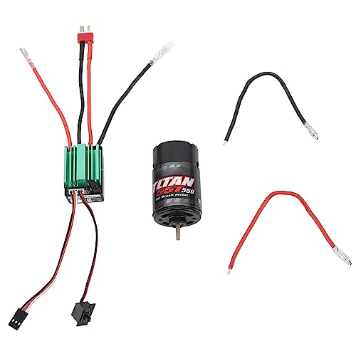 SPYMINNPOO 550 Gebürstetem Motor, 55T Wasserdicht 550 Gebürstete Motor und 320A ESC Gebürstete Motor Combo für RC Crawler Car Boat Redcat Axial HPI HPI von SPYMINNPOO