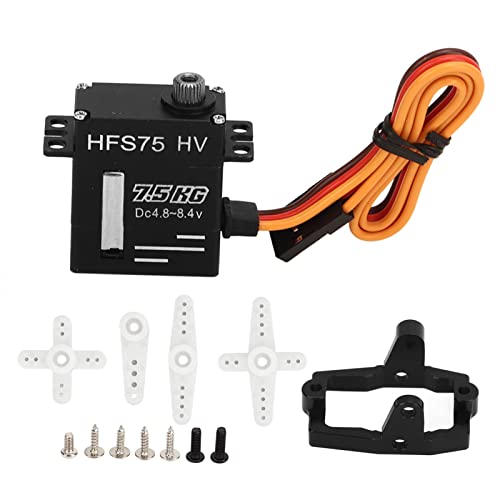 SPYMINNPOO 7,5 Kg RC-Servo, Digitales Mikroservo mit Hoher Torsion, Metallgetriebe für 1/18 RC-Auto, Upgrade aus Aluminiumlegierung, 32 X 31,5 X 12 Mm von SPYMINNPOO