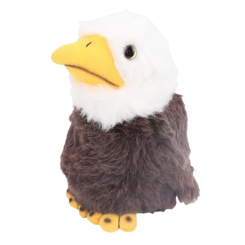 SPYMINNPOO Bald Eagle Stoffed Animal, 17 cm Hohe Lebensechte Süße Weiche Plüschspielzeug mit Komplizierten Federdetails für Home Playtime Adventures SPYMINNPOO Bald Eagle Stoffed Animal, 17 cm Hohe Lebensechte Süße Weiche Plüschspielzeug mit Komplizierten Federdetails für Home Playtime Adventures von SPYMINNPOO