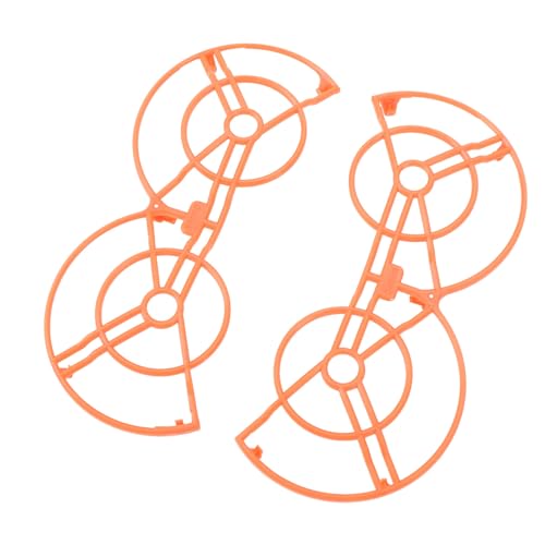 SPYMINNPOO Drohnen-Propellerschutz, Schützt Drohnenpropeller vor Kollision mit ABS-Schutz, Einfache Installation für Anfänger oder Indoor-Fliegen (ORANGE) von SPYMINNPOO