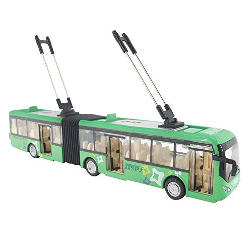 SPYMINNPOO Elektronisches Stadtbus-Lernspielzeug, Lustiges Party-Set, Verbessert die Hand-Auge-Koordination, mit Kühlem Licht, für Verkehrsspiele für (Green) von SPYMINNPOO