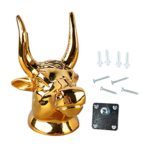 SPYMINNPOO Gitarren-Aufhänger, Bull-Form, Gitarren-Wandhalterung, Gitarren-Wand-Aufhänger, Bull-Gitarren-Halter, Gitarren-Wandregal für Akustik-E-Gitarre, Bass, Ukulele von SPYMINNPOO