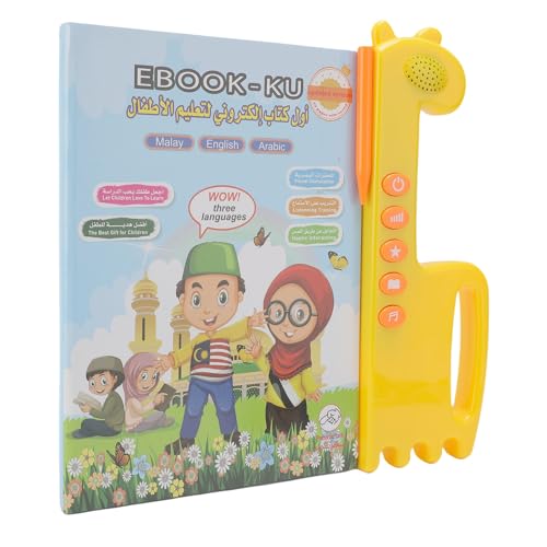 SPYMINNPOO Kids Language Lernmaschine, Multikulturelle 3sprachige Interaktive Lernmaschine für 3 Bis 6 Jahre, aus Kunststoff Gebautes Bildungsgerät mit 28-cm SPYMINNPOO Kids Language Lernmaschine, Multikulturelle 3sprachige Interaktive Lernmaschine für 3 Bis 6 Jahre, aus Kunststoff Gebautes Bildungsgerät mit 28-cm von SPYMINNPOO