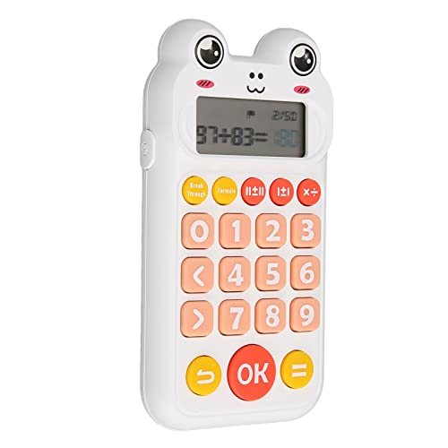 SPYMINNPOO Orales Arithmetisches Spielzeug für mit Tragbarer Größe und AAA -Batteriekraft, Pädagogisches Mathematikspielzeug für Lernen und Unterhaltung, Geeignet Ostern (White) von SPYMINNPOO