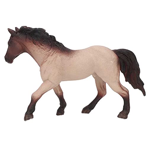 SPYMINNPOO Pferde Figuren, Simulation Solide Horse Club Tiermodell Spielzeug Lernspielzeug für Mädchen und Jungen Schleich Pferde Set (Tennessee White Horse) von SPYMINNPOO