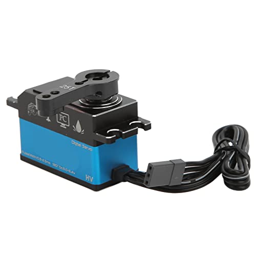 SPYMINNPOO R10 Metall-Digitalservo mit Hohem Drehmoment, Wasserdichtes Servo für 1/8 1/10 RC-Car, Aluminiumlegierung, für Crawler, LKW von SPYMINNPOO