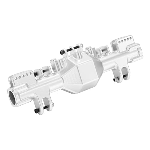 SPYMINNPOO RC -Achsengehäuse Upgrade -Teile, Aluminiumlegierung RC Bridge Shell Ersatzbrückengehäuse für LOSI LMT 1/8 RC -Auto (Silver) von SPYMINNPOO