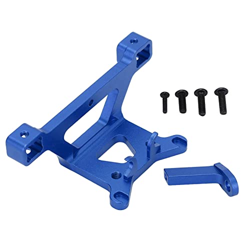 SPYMINNPOO RC-Auto-Fronthalterung, Aluminium-Fronthalterung, Sitzhalterung für 1/16 RC-Autos, Ideales Ersatzzubehör für RC-Autos (Blue) von SPYMINNPOO