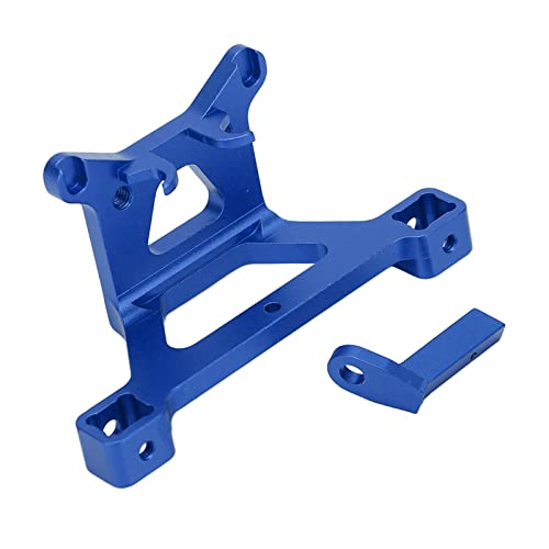 SPYMINNPOO RC-Auto-Fronthalterung, Aluminium-Fronthalterung, Sitzhalterung für 1/16 RC-Autos, Ideales Ersatzzubehör für RC-Autos (Blue) von SPYMINNPOO