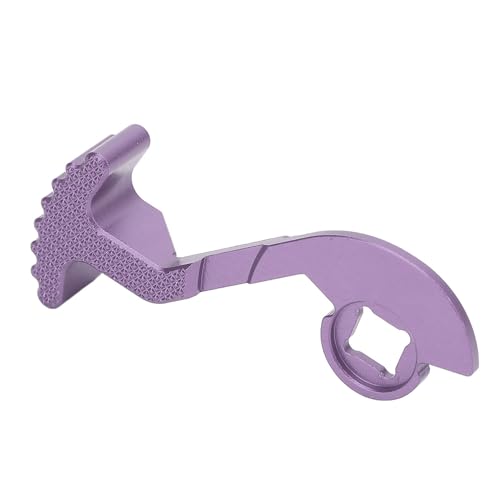 SPYMINNPOO RC-Auto-Sender-Lenkrad, Fernbedienungs-Sender, Ergonomischer Einhand-Sender-Adapter für 1/10 NB4-Controller (Purple) von SPYMINNPOO