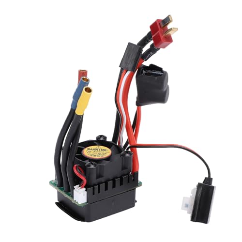 SPYMINNPOO RC Brushless ESC, Ersatz für Elektrische Geschwindigkeitsregler, Kompatibel mit WLtoys 144010-2005.003 von SPYMINNPOO