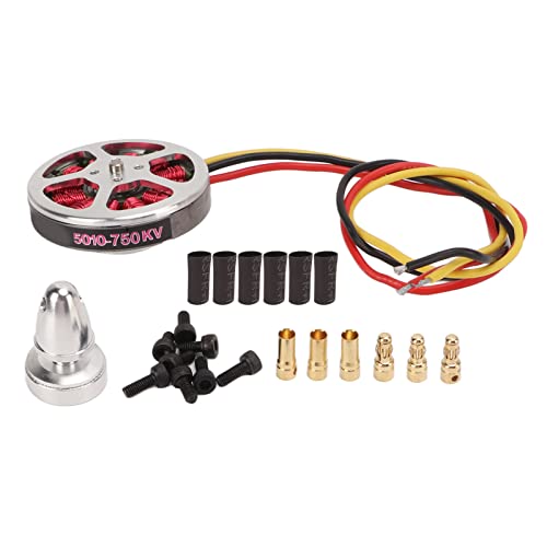 SPYMINNPOO RC Bürstenloser Scheibenmotor, 5010 750 KV Hohe Torques Bürstenlose Motoren Aluminiumlegierung Gehäuse für RC Multi -Achsen Flugzeugquadcopter von SPYMINNPOO