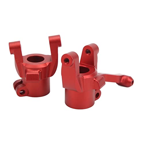 SPYMINNPOO RC C -Hub -Träger -Set, Aluminiumlegierung C Hub Caster für Axiales SCX6 1/6 RC -Auto (Rot) von SPYMINNPOO