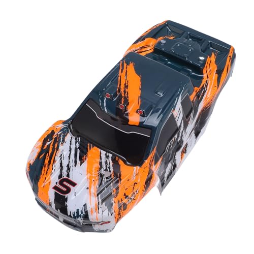 SPYMINNPOO RC-Car-Karosserieabdeckung, Leichte RC-Car-Shell-Abdeckung, Verformungssicher, Ersatzteile, PVC-Ersatz für RC-Car-Karosserie (ORANGE) von SPYMINNPOO