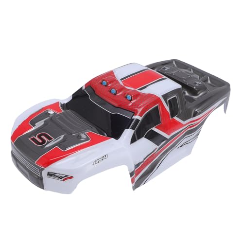 SPYMINNPOO RC-Car-Karosserieabdeckung, Leichte RC-Car-Shell-Abdeckung, Verformungssicher, Ersatzteile, PVC-Ersatz für RC-Car-Karosserie (Rot) von SPYMINNPOO