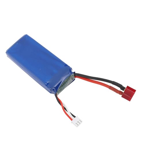 SPYMINNPOO RC-Drohnen-Lipo-Akku, Hohe Kapazität, 2000 MAh, 7,4 V, Lipo-Akku mit T-Stecker für RC-Drohnen, 25 °C Hohe Entladung von SPYMINNPOO