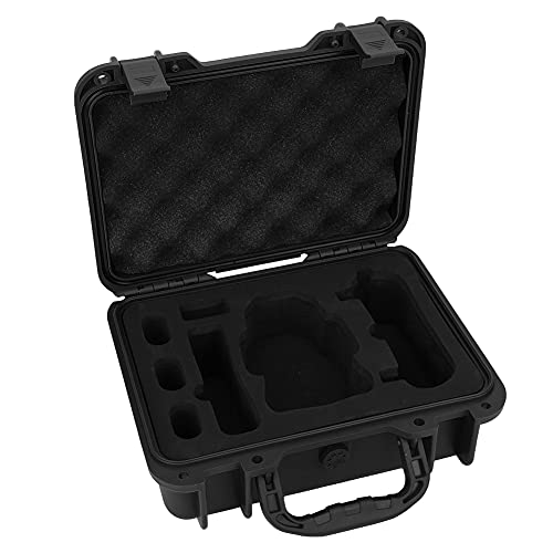 SPYMINNPOO RC-Drohnen-Tragetasche, wasserdichte Drohnen-Tragetasche, Schützende Hartschalen-Aufbewahrungsbox für Mini (Black) von SPYMINNPOO