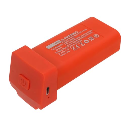 SPYMINNPOO RC Drone Lithiumbatterie, 7,4 V 3000 MAh Drohnenbatterie Ersatz für LYZRC L800 PRO2 (ORANGE) von SPYMINNPOO