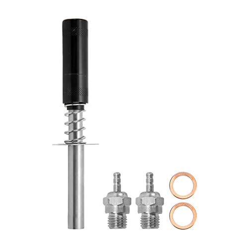 SPYMINNPOO RC Glow Plug Zünder, Aluminiumlegierung Glow Stecker Zünder Zünder Nitro Motor Starter -Tools mit N3 Glow Plug für RC -Auto -LKW -Flugzeug (Black) von SPYMINNPOO