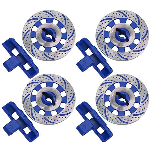 SPYMINNPOO RC-Nabenscheiben-Bremssattel, Sechskant-Radnabe, Metall-Bremsscheiben-Bremssattel-Set, Upgrade-Teile für UDR 1/7 RC-Autozubehör (Blue) von SPYMINNPOO