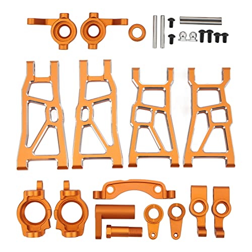 SPYMINNPOO RC Suspension ARM -Lenkset, Aluminium -Legierungs -Federungs -ARM -Lenkteile für ZD Racing DBX 10 1/10 (ORANGE) von SPYMINNPOO