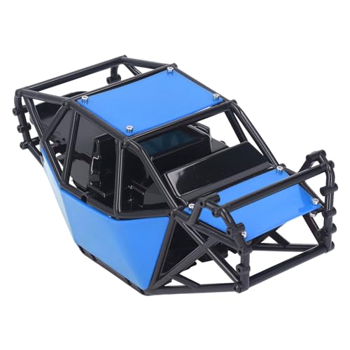 SPYMINNPOO RC-Überrollkäfig, Kunststoff-Fernbedienungs-Crawler-Karosserie RC-Überrollkäfig-Automodellzubehör für Axial SCX10 (Blue) von SPYMINNPOO