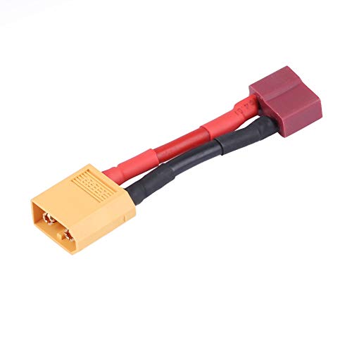 SPYMINNPOO T-Stecker auf XT60, Deans Style T-Stecker Weiblich auf XT60-Stecker, Adapterkabel, Draht für RC-Batterie, ESC-Ladegerät SPYMINNPOO T-Stecker auf XT60, Deans Style T-Stecker Weiblich auf XT60-Stecker, Adapterkabel, Draht für RC-Batterie, ESC-Ladegerät von SPYMINNPOO