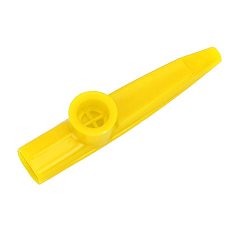 SPYMINNPOO Tragbares Kazoo-Musikinstrument für Gitarren-Ukulele, mit Kompaktem Design, Perfekter Reisebegleiter (Yellow) von SPYMINNPOO