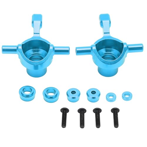 SPYMINNPOO Vorderknöchelarme Set, Aluminiumlegierung Heckstummel -Träger -Hub -Hub -Set für TT02 1/10 RC auf Straßentouren Autokaufteile Teile (Blue) von SPYMINNPOO