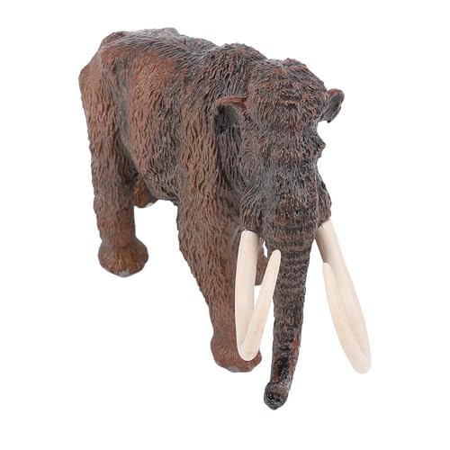 SPYMINNPOO Wolle Mammoth Spielzeug Altes Tiermodell Große Elefantstatue mit Detailliertem Kofferraum und Haar für Spielzimmer Dekor Bildungsfigur Figurine SPYMINNPOO Wolle Mammoth Spielzeug Altes Tiermodell Große Elefantstatue mit Detailliertem Kofferraum und Haar für Spielzimmer Dekor Bildungsfigur Figurine von SPYMINNPOO