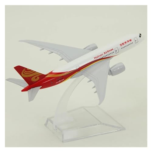 Ferngesteuertes Flugzeug 14 cm Großes Passagierflugzeug Der Hainan Airlines Boeing B787-8, Statisches Druckguss-Flugzeugmodell Im Maßstab 1:400 von SQFZLL