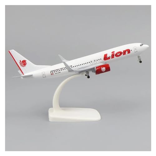 Ferngesteuertes Flugzeug Metallflugzeugmodell 20 cm 1:400 Happy Air B737 Mit Fahrwerk Spielzeug Sammlerstücke Geburtstagsgeschenke (Größe : G) von SQFZLL