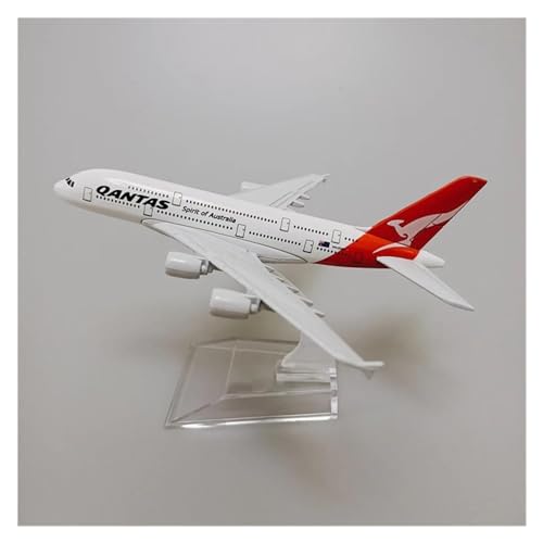 SQFZLL Ferngesteuertes Flugzeug Für Air Australian Qantas A380 Airlines Flugzeugmodell Airbus 380 Airways Flugzeug Modellflugzeug 16 cm von SQFZLL