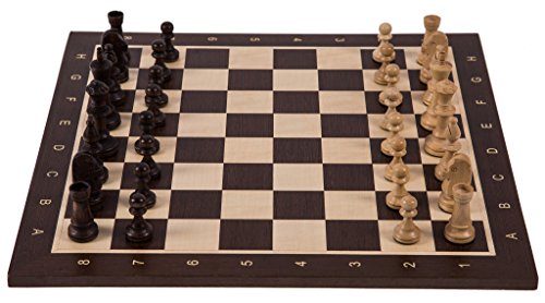 Square - Pro Schach Set Nr. 5 - Amerika - Schachbrett + Schachfiguren Staunton 5 - Schachspiel aus Holz Square - Pro Schach Set Nr. 5 - Amerika - Schachbrett + Schachfiguren Staunton 5 - Schachspiel aus Holz von SQUARE GAME