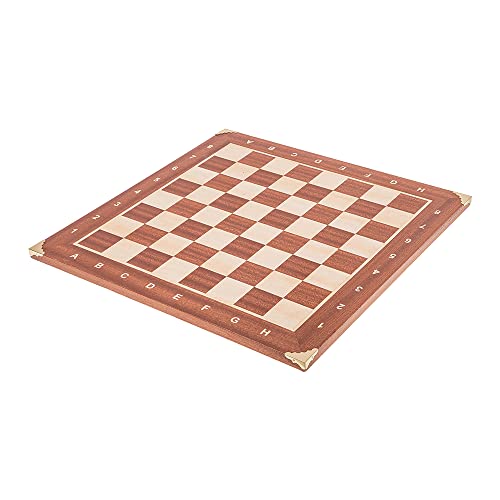 Square - Professionelles Schachbrett aus Holz Nr. 5 Mahagoni COR - Feld 50 x 50 mm - Schachspiel aus Holz Square - Professionelles Schachbrett aus Holz Nr. 5 Mahagoni COR - Feld 50 x 50 mm - Schachspiel aus Holz von SQUARE GAME