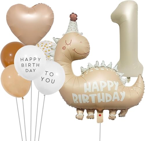 Dino Geburtstagsdeko 1 Jahr Junge Mädchen, Cartoon Dino Deko Folienballon 1 jahr Kinder Geburtstagsdeko Dino Geburtstagsdeko 1 Jahr Junge Mädchen, Cartoon Dino Deko Folienballon 1 jahr Kinder Geburtstagsdeko von SREBIWO