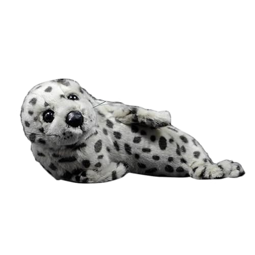 SRSDG Niedliches Seehund-Plüschtier, 27,9 cm (11 Zoll) Nördlicher Seeelefant, Stofftier, Meereslebewesen, Seehund, Plüsch, Stofftier, Lebensechte Seehund-Plüschpuppe, Kinderspielzeug von SRSDG