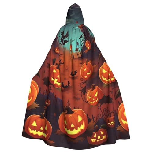 SRSXYMBD Halloween bedruckter Halloween Erwachsene Kapuzenponcho Party Dekoration Poncho Kapuzenponcho von SRSXYMBD