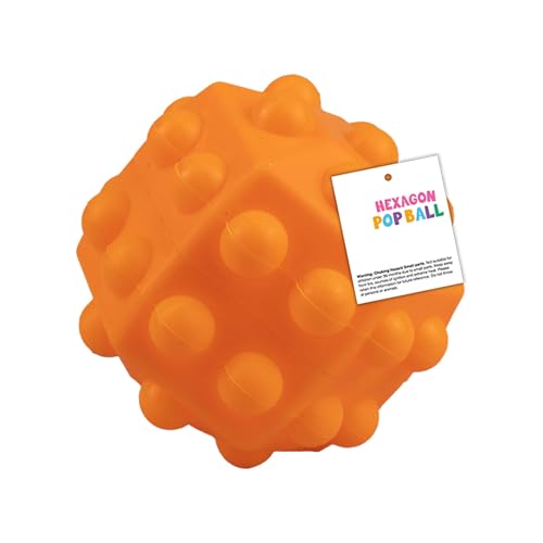 3D Pop It Sensory Stress Balls - Fidget Toy Pack for Kids & Adults Push Pop Bubble Toys Perfect for Autismus Anxiety Relief, Orange Color von SRV Hub