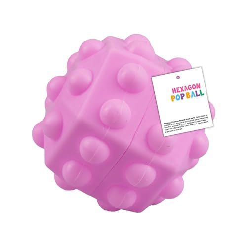 Pop Fidget Balls – Langlebiges Push-Pop-Blasen-Spielzeug für Kinder und Erwachsene, Stressabbau, sensorisches Spielen, rosa Farben, ideal für Angst und Autismus von SRV Hub