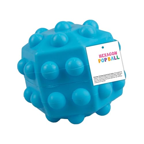 Pop It Bälle zum Stressabbau, sensorisches Spielzeug, Push-Pop-Blasen-Spielzeug für Kinder und Erwachsene, 6 cm, 3D-Design, Spaß bei Angst, Autismus, Partyzubehör von SRV Hub