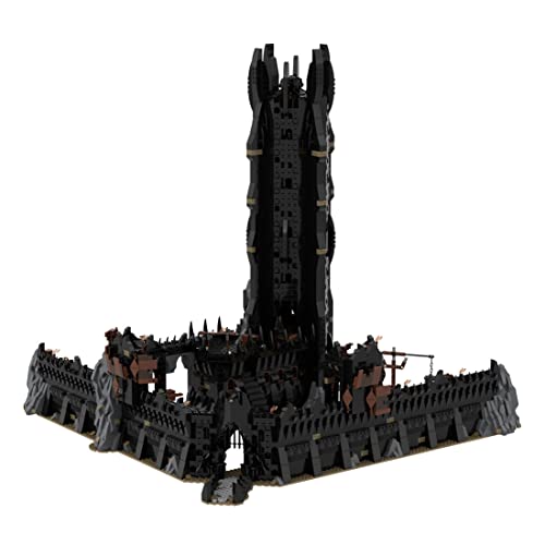 SRYC Der Herr Der Ringe Cirith Ungol Bausatz, MOC-82142 Klemmbausteine Cirith Ungol Modellbausatz, Kompatibel mit Lego Der Herr Der Ringe Rivendell (6273 Teile) von SRYC