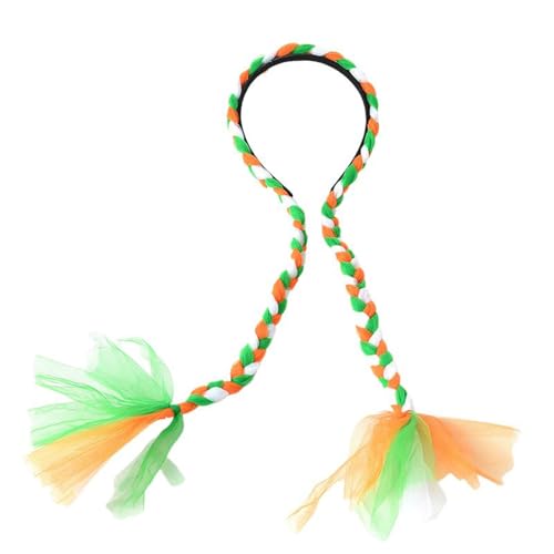 SRZYMJ Karneval Haarreif mit Wackel Spiralen Kugeln Clown Kostüm Regenbogen Haarband Bommeln Pompon Stirnband mit Glitzersteine Aufkleber Fasching Kostüm Accessoire für Karneval Mottoparty von SRZYMJ