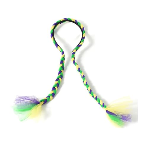 SRZYMJ Lollipop Kostüm Haarreif Candy Girl Regenbogen Karneval Haarband Zuckerfee Bonbon Kostüm Accessoires Mädchen Frauen Bunt Fasching Haarschmuck Karnevalskostüm Mottoparty Lila von SRZYMJ