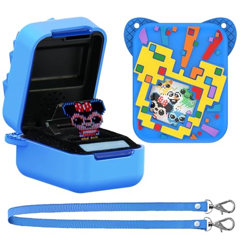 SRunDe Silikon Schutz Tasche für Bitzee Disney interaktives Spielzeug für Bitzee Disney, rutschfest, wasserdicht und sturzsicher Schutzhülle mit Lanyard Tragetasche für Digitales Haustier von SRunDe